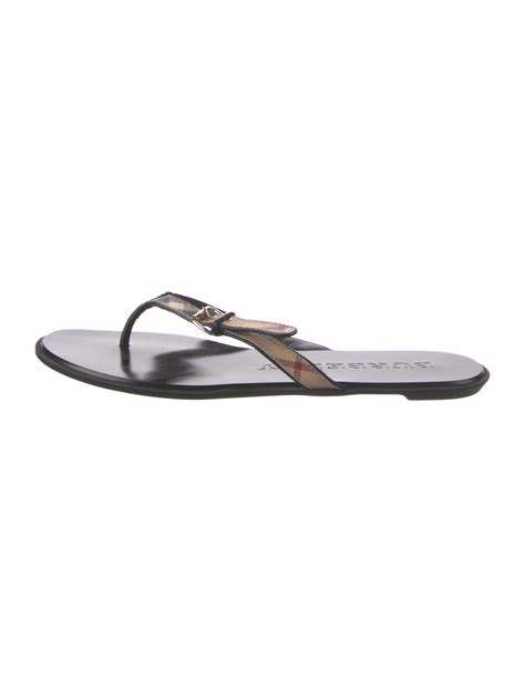 burberry parsons flip flops|Burberry sandals.